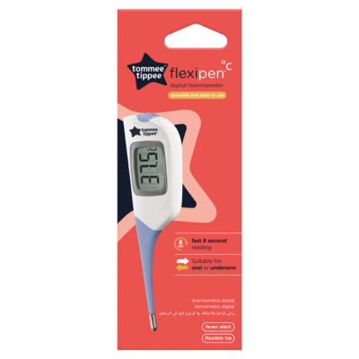 FlexiPen Thermometer 8 Second Underarm & Under Tongue Reading, 0m+ thumbnail 2