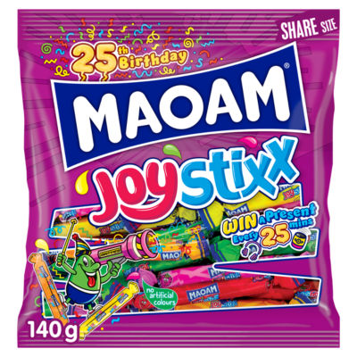 Maoam Joystixx Chewy Wrapped Sweets Sharing Bag
