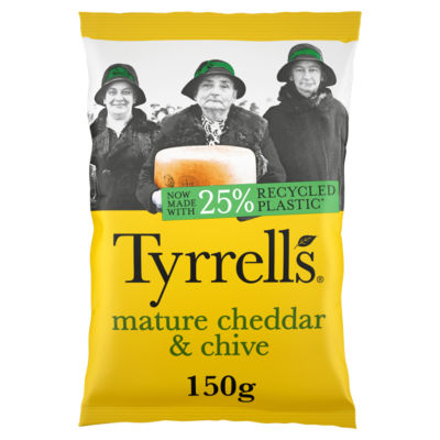Tyrrells Mature Cheddar & Chive Sharing Crisps