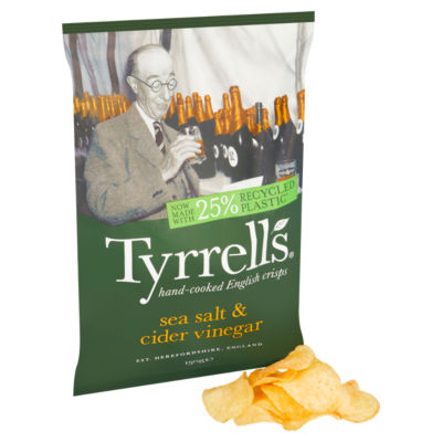 Sea Salt & Cider Vinegar Sharing Crisps 150g thumbnail 3