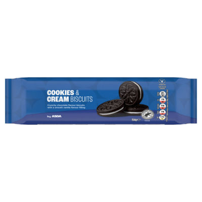 Cookies & Cream Biscuits 154g thumbnail 2