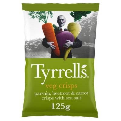 Sea Salted Veg Sharing Crisps 125g thumbnail 2