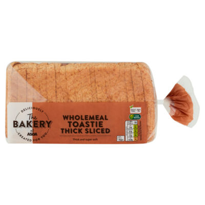 The Bakery Wholemeal Toastie Thick Sliced 800g thumbnail 2