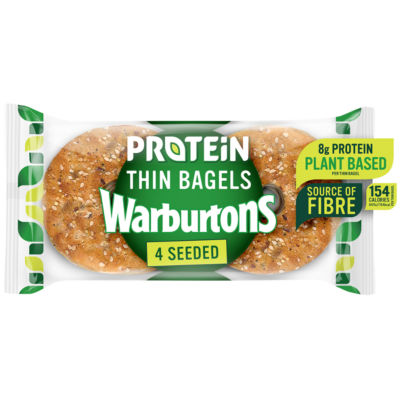 4 Seeded Protein Thin Bagels thumbnail 3