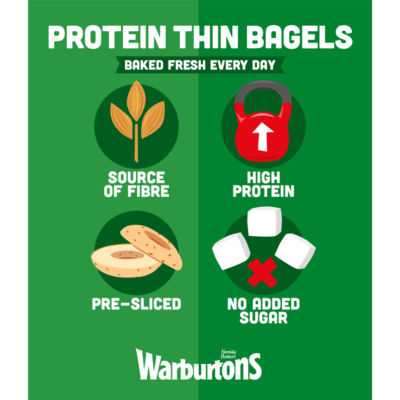4 Seeded Protein Thin Bagels thumbnail 4