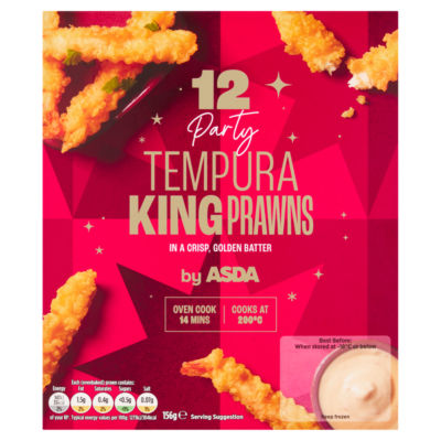 12 Party Tempura King Prawns 156g thumbnail 2