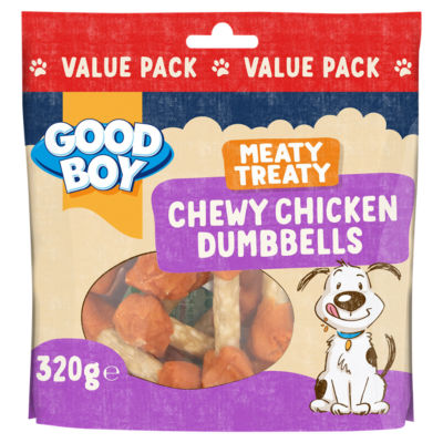 Meaty Treaty Chewy Chicken Dumbbells 320g thumbnail 2