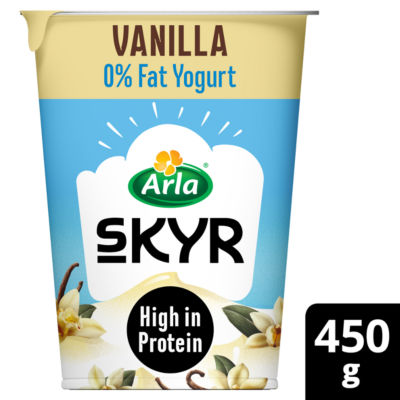 Skyr High Protein Vanilla Icelandic Style Yogurt 450g thumbnail 2
