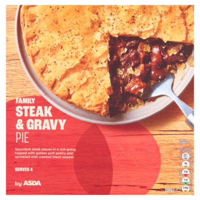 Family Steak & Gravy Pie 700g thumbnail 2