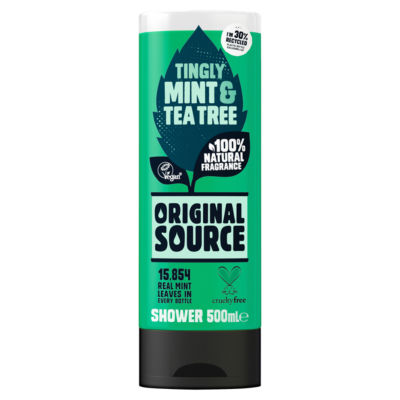 Mint & Tea Tree Vegan Shower Gel 500ml thumbnail 2