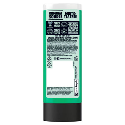 Mint & Tea Tree Vegan Shower Gel 500ml thumbnail 3