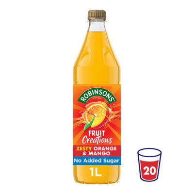 Fruit Creations Orange & Mango Squash 1L