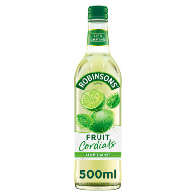 Lime & Mint Fruit Cordial 500ml