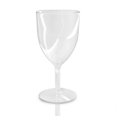 Clear Plastic Wine Goblets