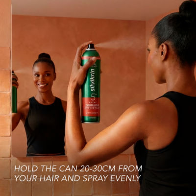 Silvikrin Power Hold Hairspray 400ml thumbnail 4
