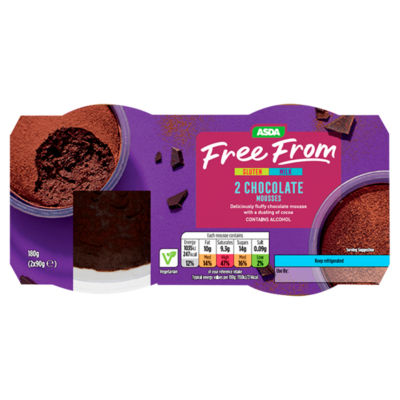 Free From Chocolate Mousses 2 x 90 (180g) thumbnail 2