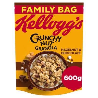 Crunchy Nut Hazelnut & Chocolate Breakfast Granola 600g thumbnail 2