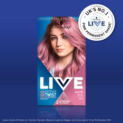 LIVE Lightner & Twist Mauve Kiss Permanent Hair Dye and Lightener Kit 105 thumbnail 3
