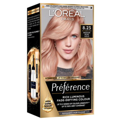 Preference 8.23 Medium Rose Gold, Rich Luminous Fade-Defying Permanent Colour thumbnail 2