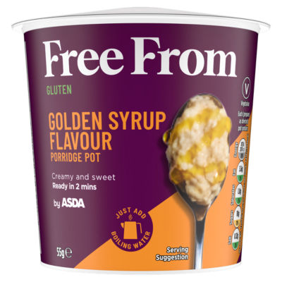 Free From Golden Syrup Flavour Porridge Pot 55g thumbnail 2