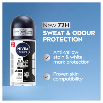 Black & White Invisible Original Anti-perspirant Deodorant 50ml thumbnail 3