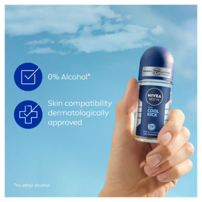 72h Cool Kick Anti-perspirant Deodorant Roll-on 50ml thumbnail 4