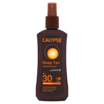 Calypso Sun Protection Deep Tanning Oil Spray 30 High