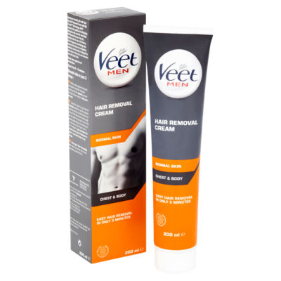 Men Hair Removal Cream Chest & Body Normal Skin 200ml thumbnail 3