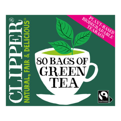 Fairtrade Pure Green Tea 80 Tea Bags thumbnail 2
