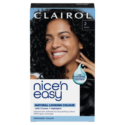 Clairol Nice'n Easy Hair Dye, 2 Black