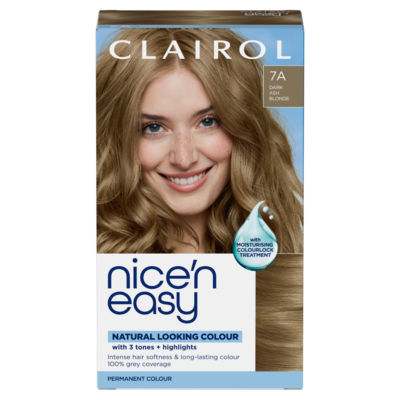 Nice'n Easy Permanent Hair Dye 7A Dark Ash Blonde thumbnail 2