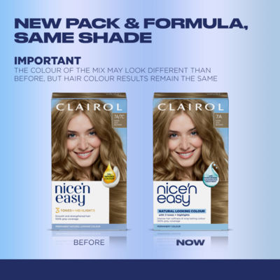 Nice'n Easy Permanent Hair Dye 7A Dark Ash Blonde thumbnail 3