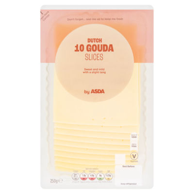 ASDA Dutch 10 Gouda Slices