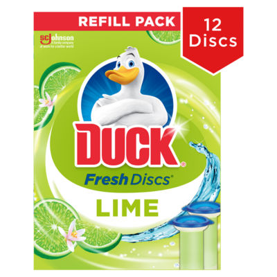 Toilet Cleaner Fresh Discs Duo Refills Lime 72ml thumbnail 2