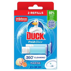 Duck Toilet Fresh Discs Duo Refills Marine