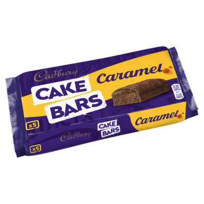 Milk Chocolate Caramel Cake Bars 5 Pack thumbnail 4