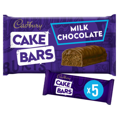 Milk Chocolate Cake Bars 5 Pack thumbnail 2