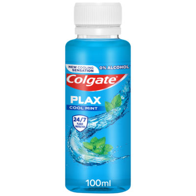 Plax Cool Mint Alcohol Free Mouthwash 100ml thumbnail 2
