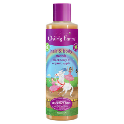Blackberry & Apple Hair & Body Wash 250ml Gentle Tear-free Formula for Kids, Babies & Sensitive Skin thumbnail 2