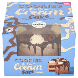ASDA Cookies & Cream Celebration Cake