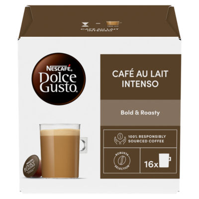 Nescafe Dolce Gusto Cafe Au Lait Intenso Pods