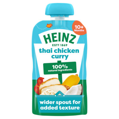 Heinz Thai Chicken Curry Pouch Baby Food 10+ Months
