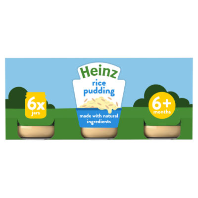 By Nature Rice Pudding Baby Food Jar Multipack 6+ Months 6 x 120g thumbnail 2