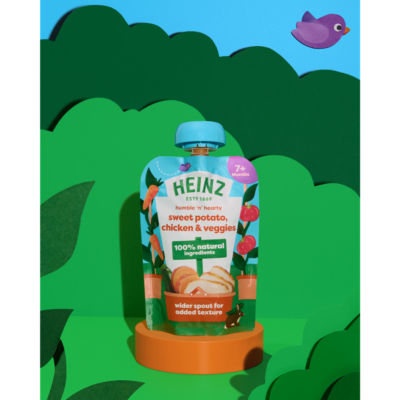 Sweet Potato, Chicken & Veggies Pouch Baby Food 7+ Months 130g thumbnail 4