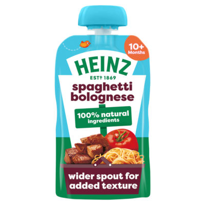 Spaghetti Bolognese Baby Food Pouch 10+ Months 180g thumbnail 2