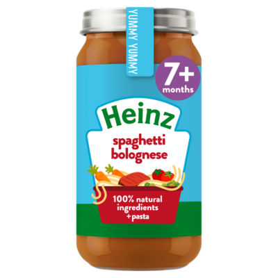 By Nature Spaghetti Bolognese Baby Food Jar 7+ Months 200g thumbnail 2
