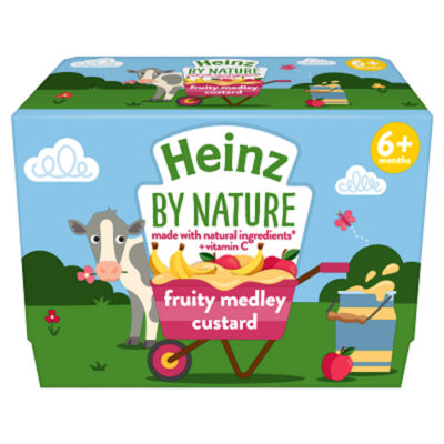 Fruity Medley Custard Pots 6+ Months 4 x 100g Baby Food thumbnail 3
