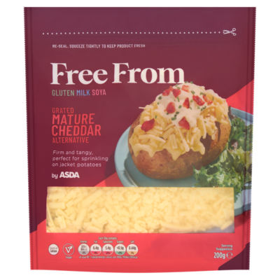 Free From by  Grated Mature Cheddar Alternative 200g thumbnail 2
