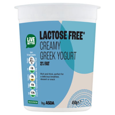 Lactose Free Creamy Greek Yogurt 450g thumbnail 2