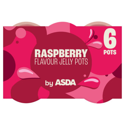 Raspberry Flavour Jelly Pots 6 x 120g (720g) thumbnail 2